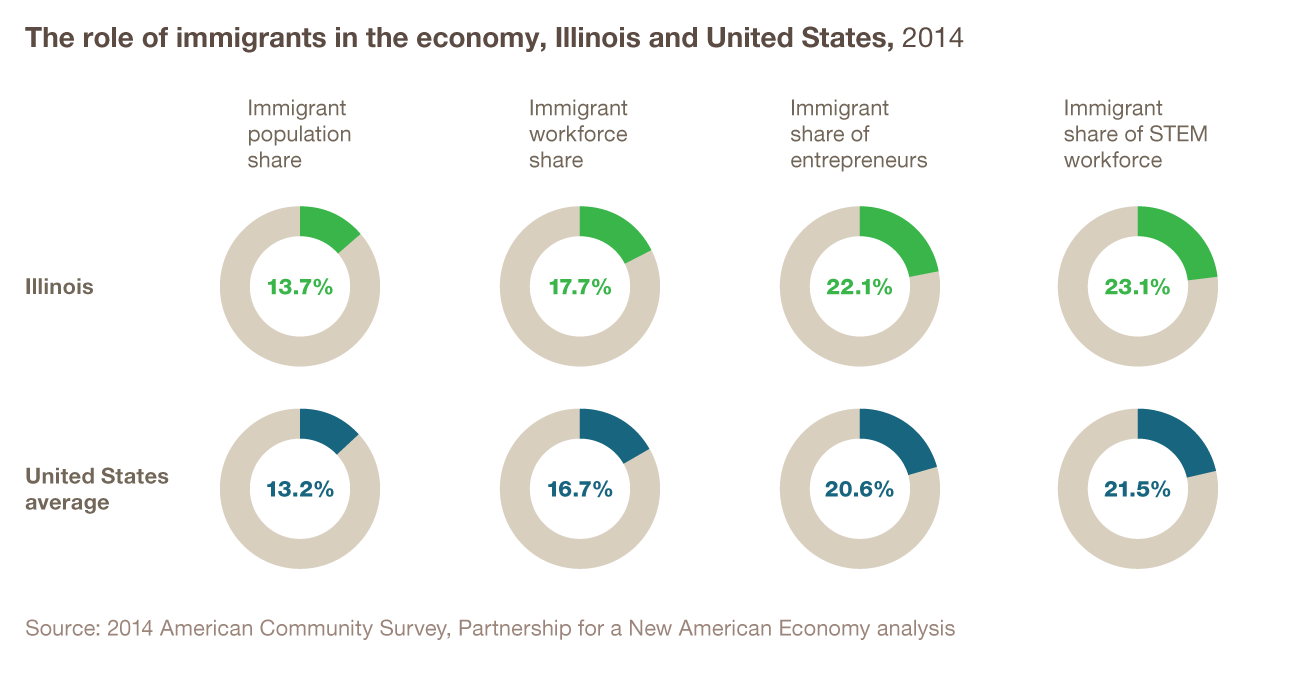 The Critical Role of Immigrants in Illinois’ Tech Economy